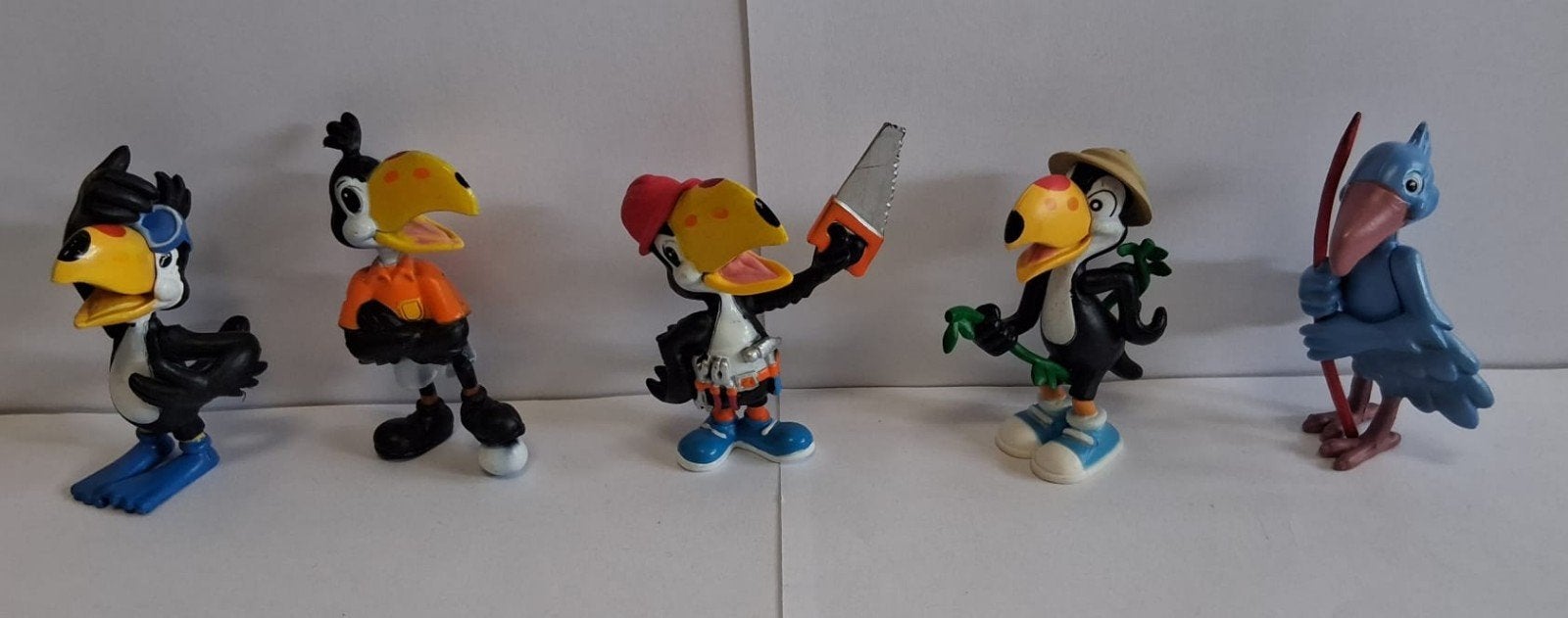 5 Timo Toekan van der Valk figuren, Verzamelen, Ophalen of Verzenden