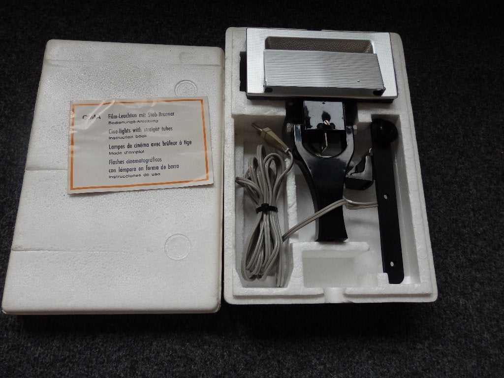 Vintage Cima 1000 Film-/Fotolamp – in originele doos!, Audio, Tv en Foto, Ophalen of Verzenden, Nieuw, Lamp of Flitsset