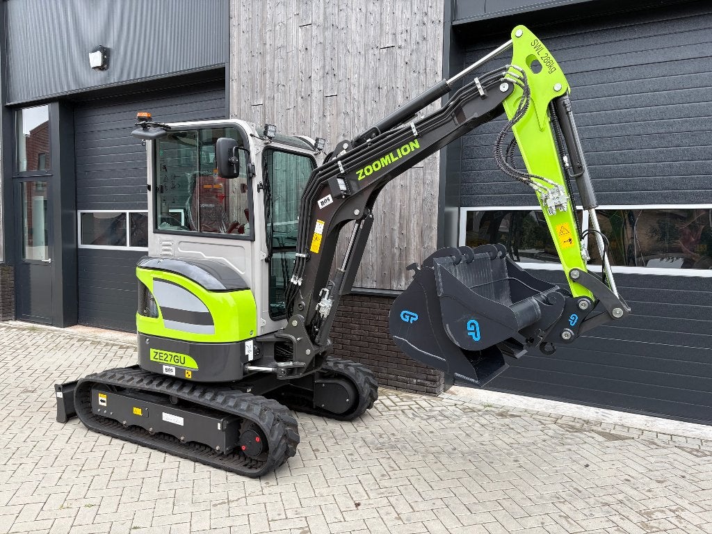 Zoomlion ZE27GU Minigraver 2025 | 2700kg | Kubota motor, Ophalen, Zoomlion, Graafmachine, Robbin@bosmechanisatie.nl