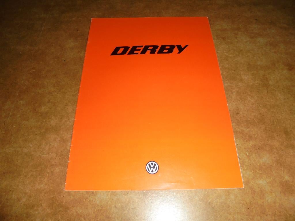 brochure Volkswagen Derby  1979, Ophalen of Verzenden, Zo goed als nieuw, Volkswagen