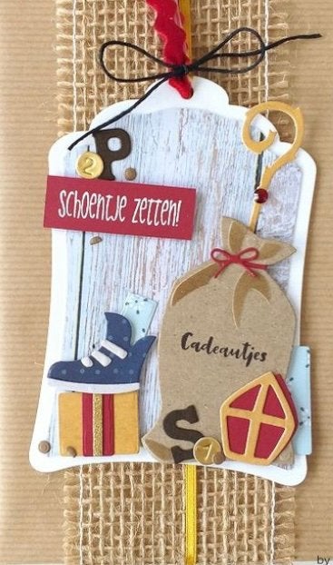 Clearstamps: Sinterklaas tekststempels, Ophalen of Verzenden, Zo goed als nieuw, Clearstamp