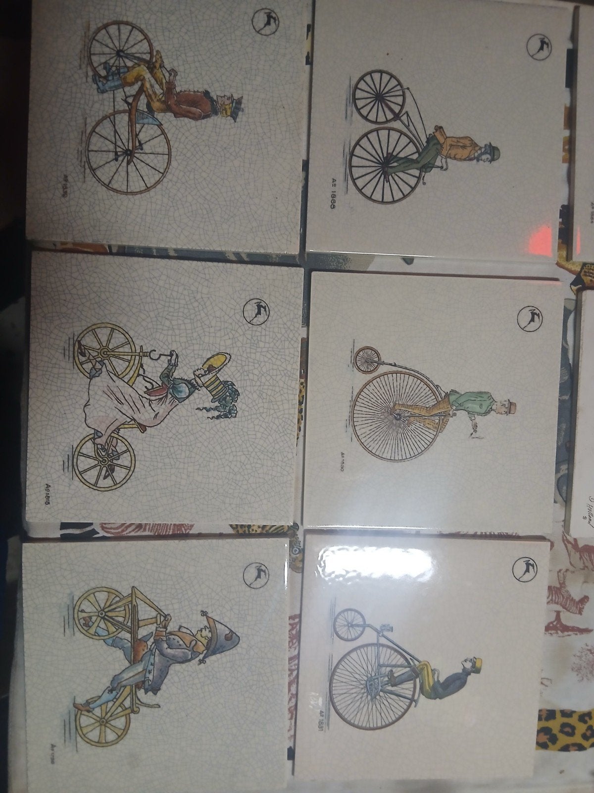 vintage gazelle wandtegeltjes, Ophalen of Verzenden