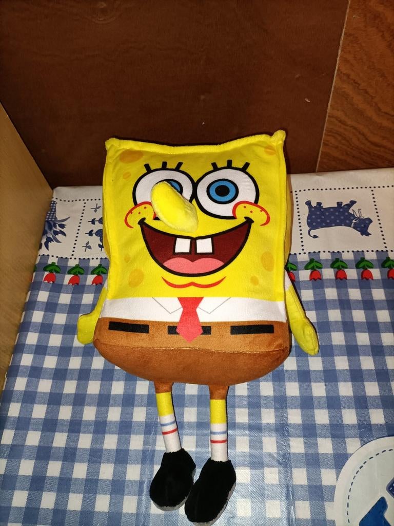 Mooie SpongeBob Squarepants knuffel, Ophalen of Verzenden, Zo goed als nieuw, Overige typen