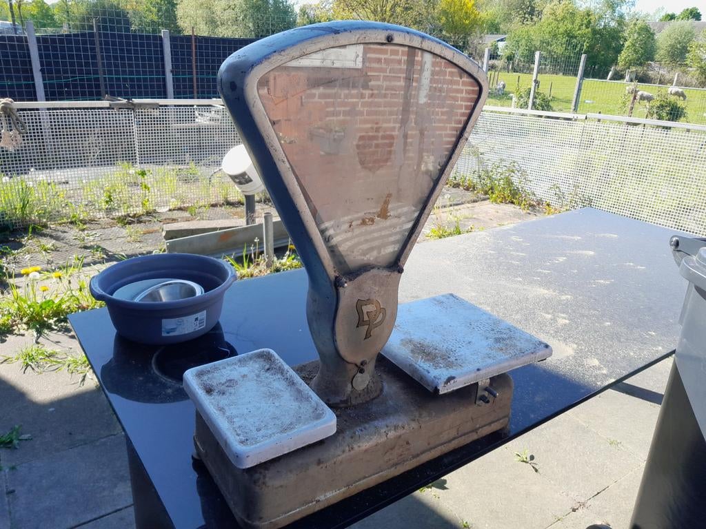 Oude weegschaal 1958, Ophalen, 500 gram of grover, Minder dan 10 kg