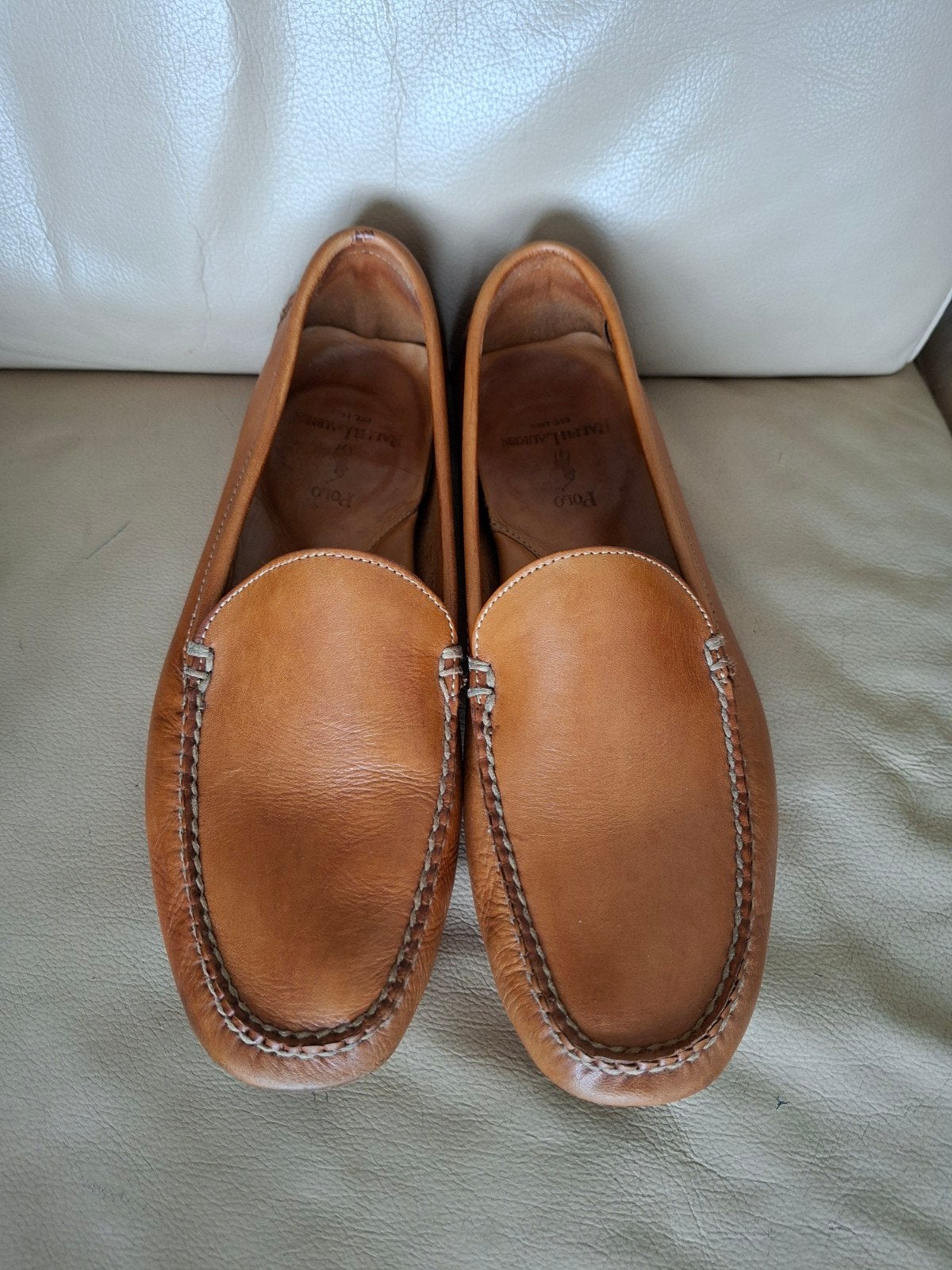 Klassieke Polo Ralph Lauren Loafers Tijdloze Stijl maat 43, Ophalen of Verzenden, Zo goed als nieuw, Bruin, Loafers