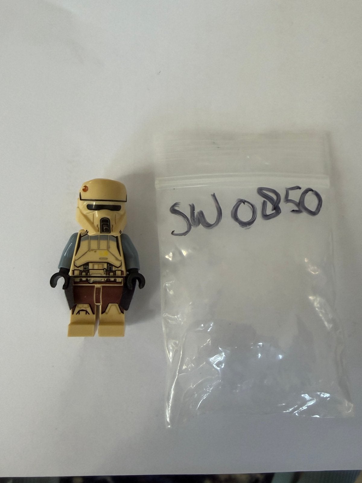 LEGO Star Wars SW0850 Scarif Stormtrooper Minifiguur, Ophalen of Verzenden, Zo goed als nieuw, Lego