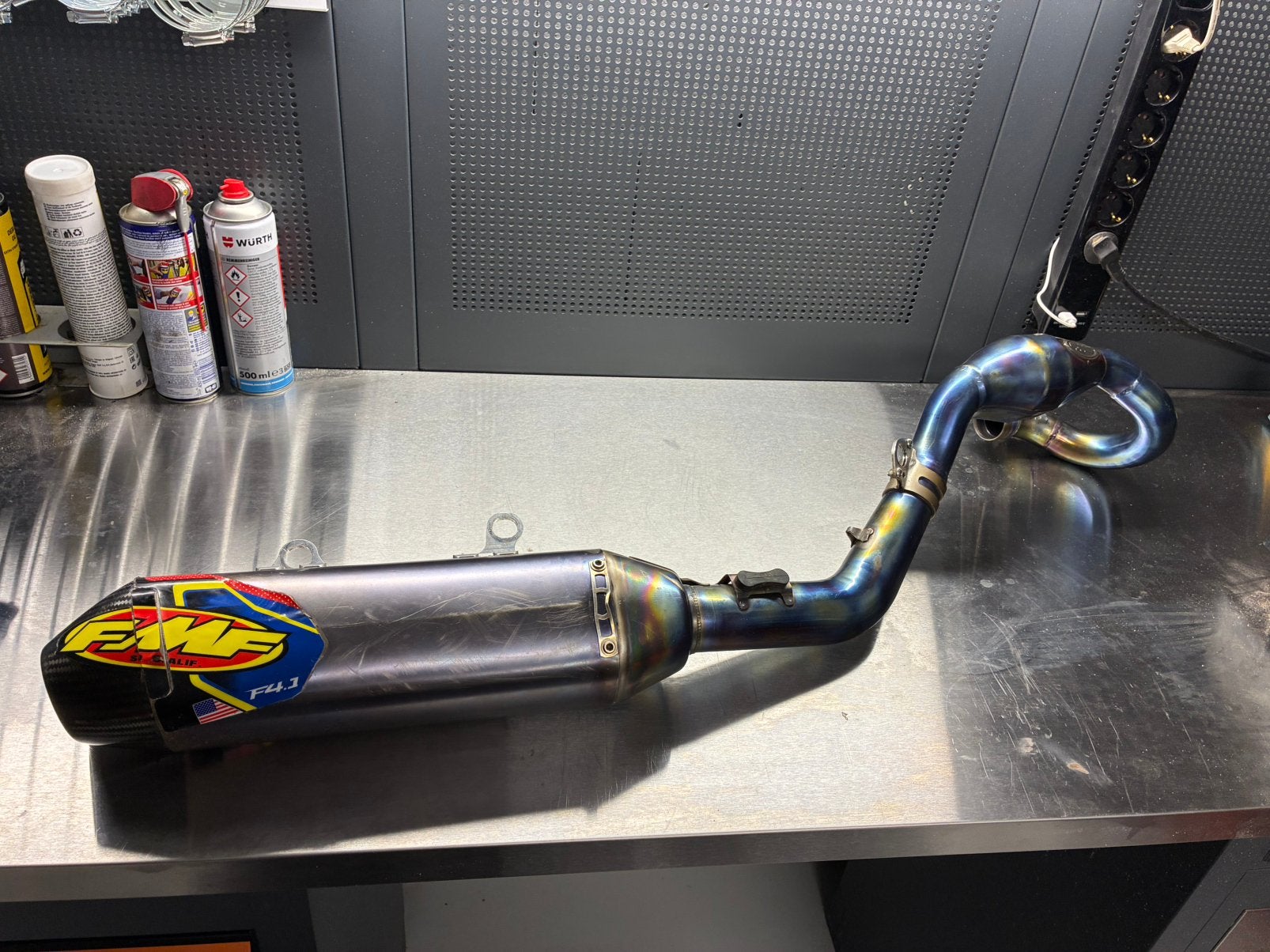 Fmf f4.1 Factory RCT Titanium uitlaat systeem KTM GASGAS 350, Ophalen of Verzenden