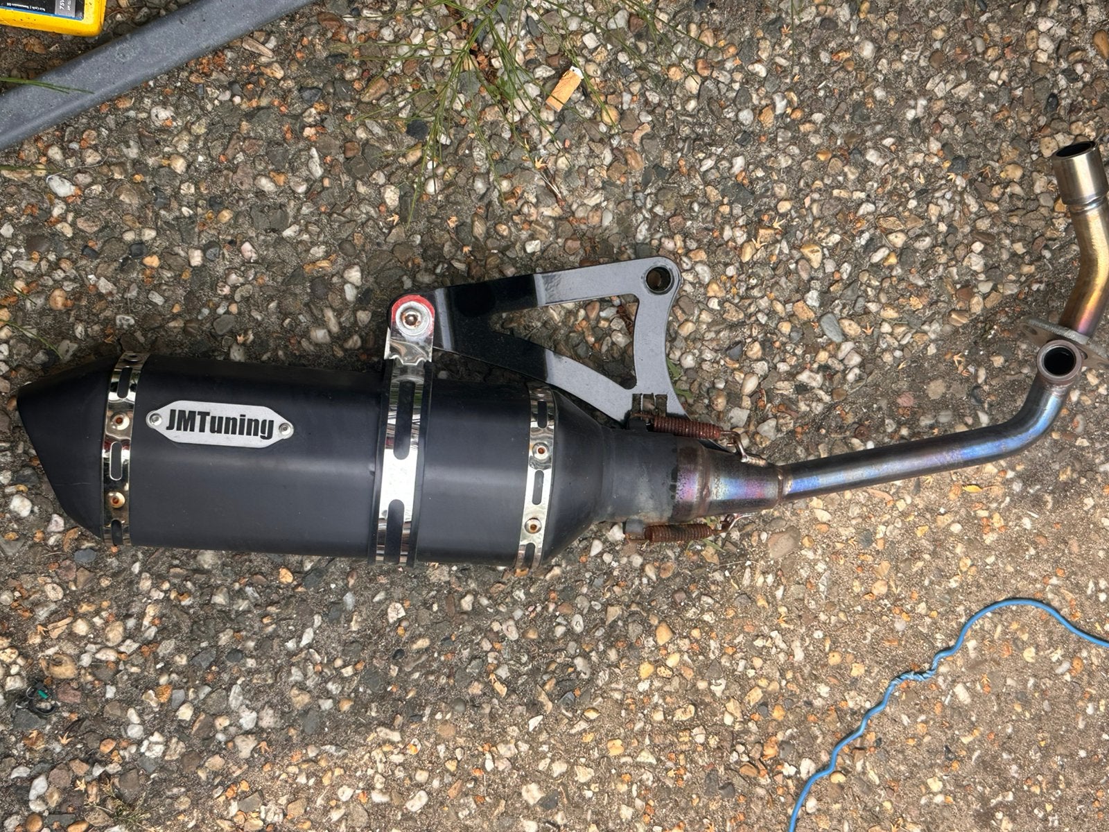 JMtuning uitlaat vespa sprint euro 4, Ophalen