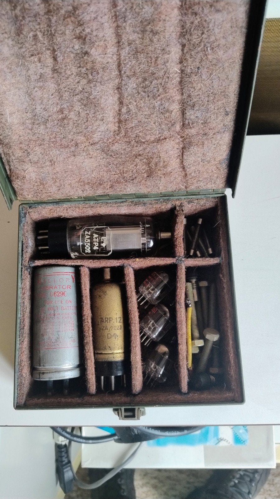 Originele WW2 Britse Militaire Buis/Reservekist – Cases, Spa, Ophalen of Verzenden, Gebruikt, Overige typen