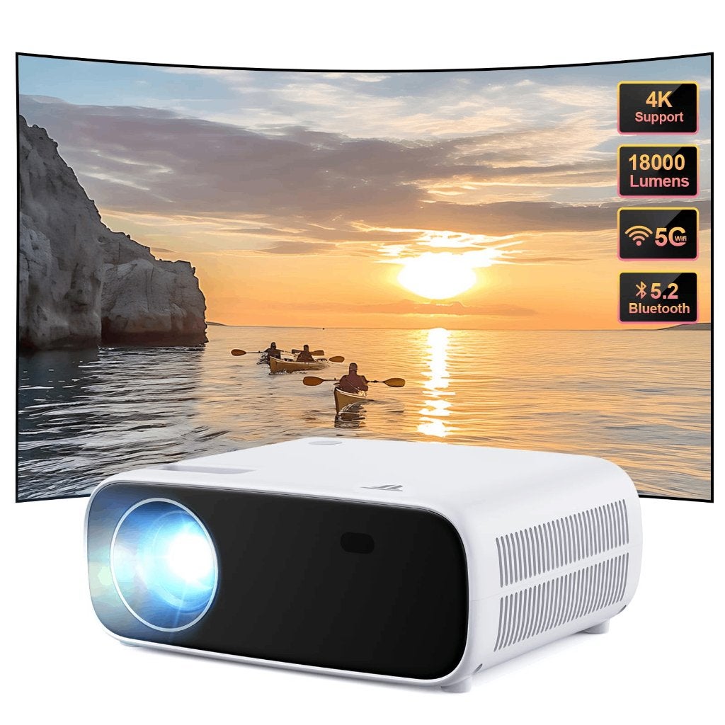 Wielio mini projector native 1080p WiFi Bluetooth beamer, Gebruikt, LED, Wielio, Ophalen of Verzenden