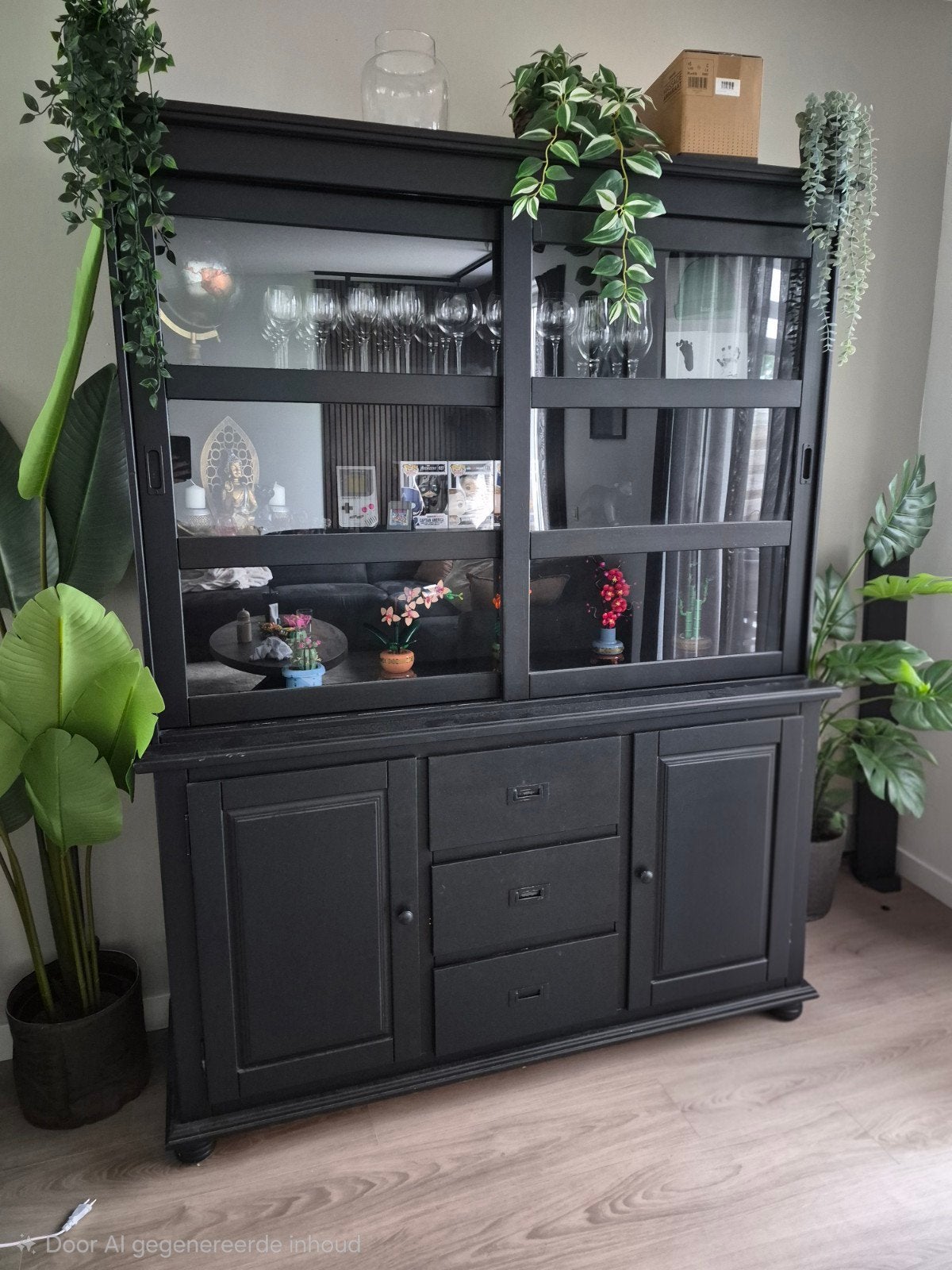buffetkast met spotjes, Ophalen, Gebruikt, Met deur(en), Glas