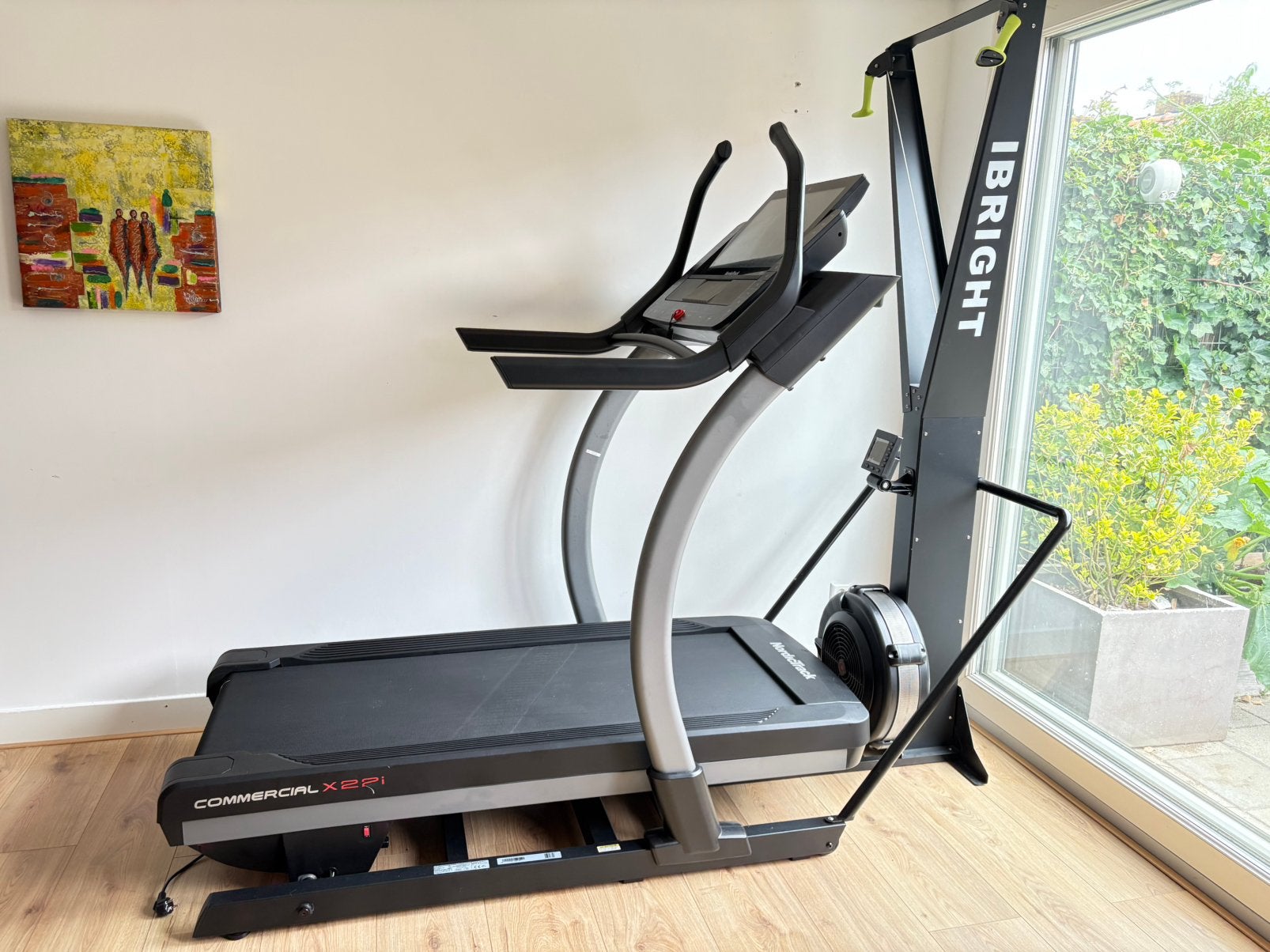 NordicTrack Commercial X22i loopband + IBRIGHT SkiErg, Ophalen, Zo goed als nieuw, Loopband