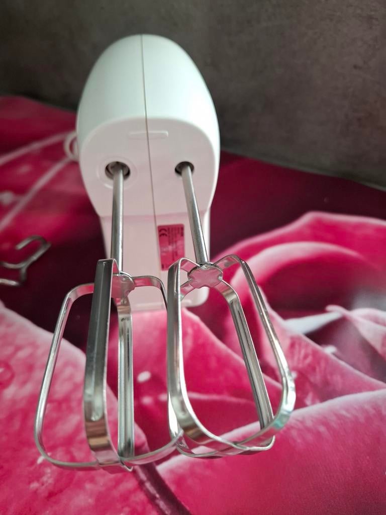 Philips handmixer 300W met kloppers en deeghaken, Witgoed en Apparatuur, Keukenmixers, Zo goed als nieuw, 3 snelheden of meer