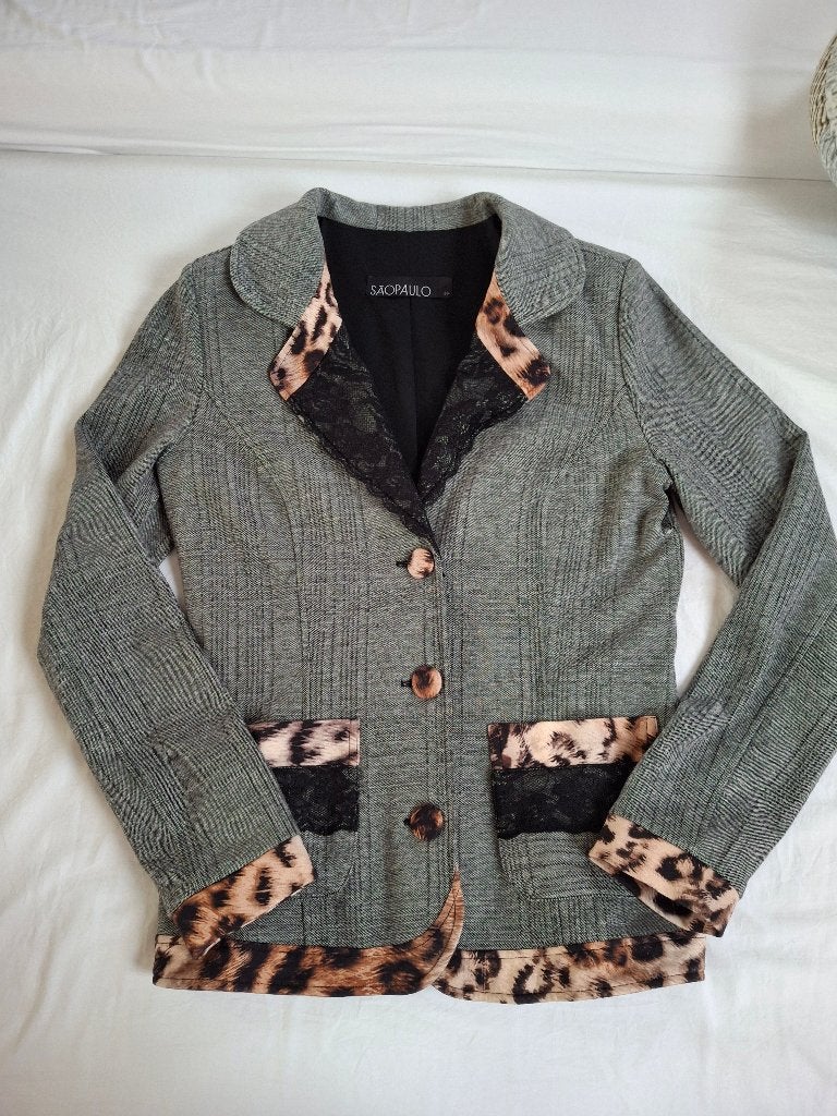 Colbert jasje / blazer Sao Paulo maat 36, Ophalen of Verzenden, Zo goed als nieuw, Jasje, Maat 36 (S)