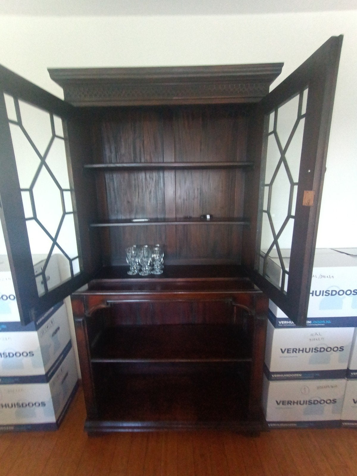 Buffetkast, Huis en Inrichting, Kasten | Buffetkasten, Ophalen, 100 tot 150 cm, Teakhout, 150 tot 200 cm
