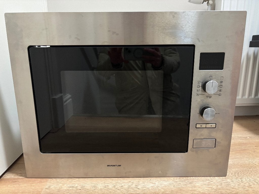 Inventum Combi-Magnetron IMC6132F – Inbouw – 32 liter, Ophalen, Combimagnetron, Hete lucht, Zo goed als nieuw