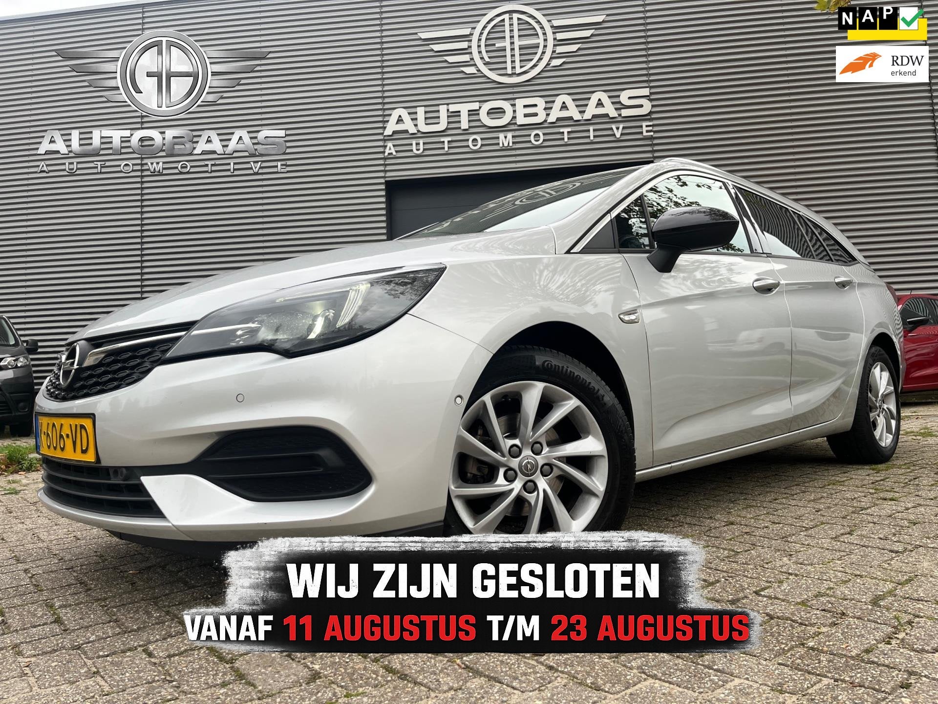 Opel Astra Sports Tourer 1.4 Business Elegance AUTOMAAT+NL-A, Gebruikt, 146 pk, 3 cilinders, 190 kg