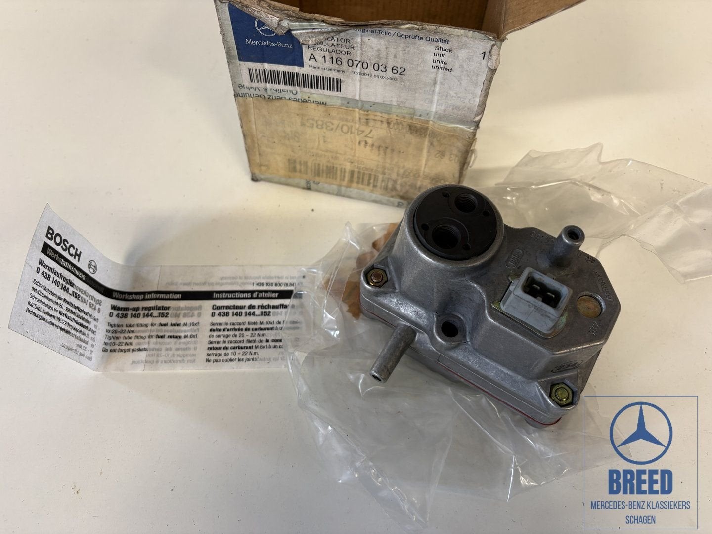NOS warmloopregelaar voor Mercedes-Benz M116 M117 R107 W126, -, Nieuw, Ophalen of Verzenden, -