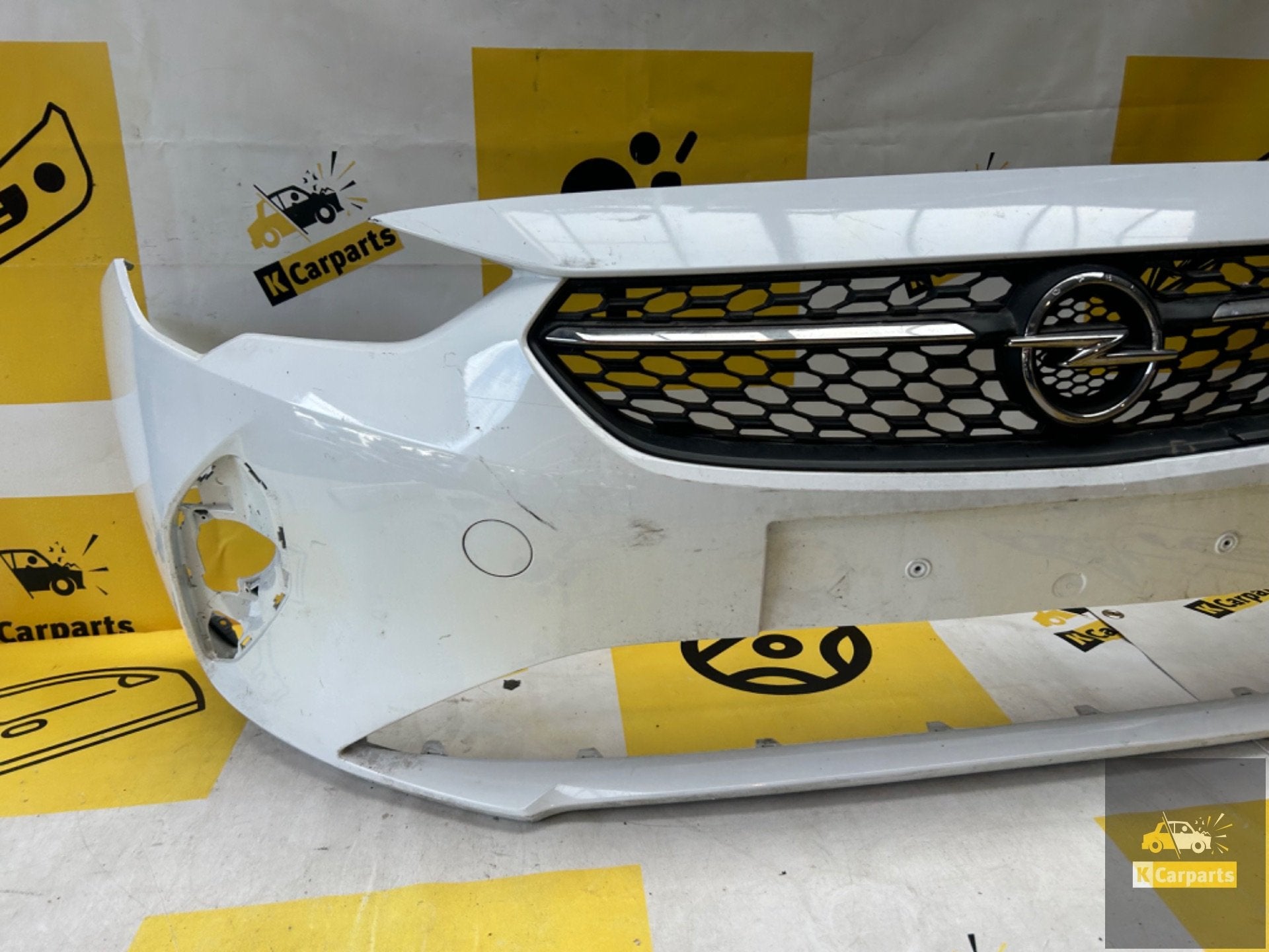 Opel Corsa F Voorbumper 2019-2023 9880280980 bumper, Gebruikt, Voor, Opel Automobile GmbH, Ophalen of Verzenden