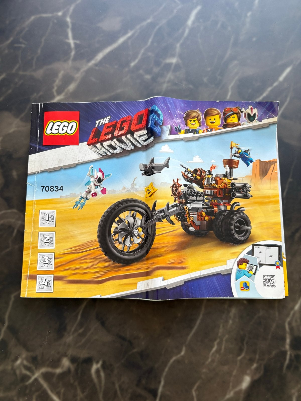 Lego The Lego Movie 2 70834: Heavy Metal Motorbike, Ophalen, Overige thema's, Lego, Zo goed als nieuw