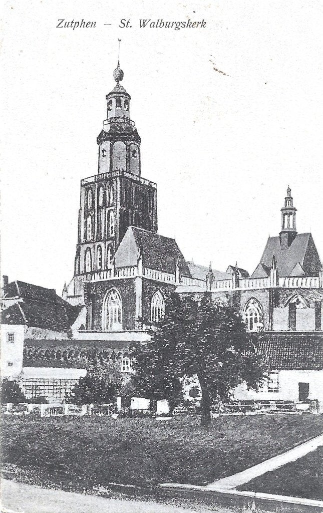 AK Zutphen - St. Walburgskerk, Verzenden, 1920 tot 1940, Ongelopen, Gelderland