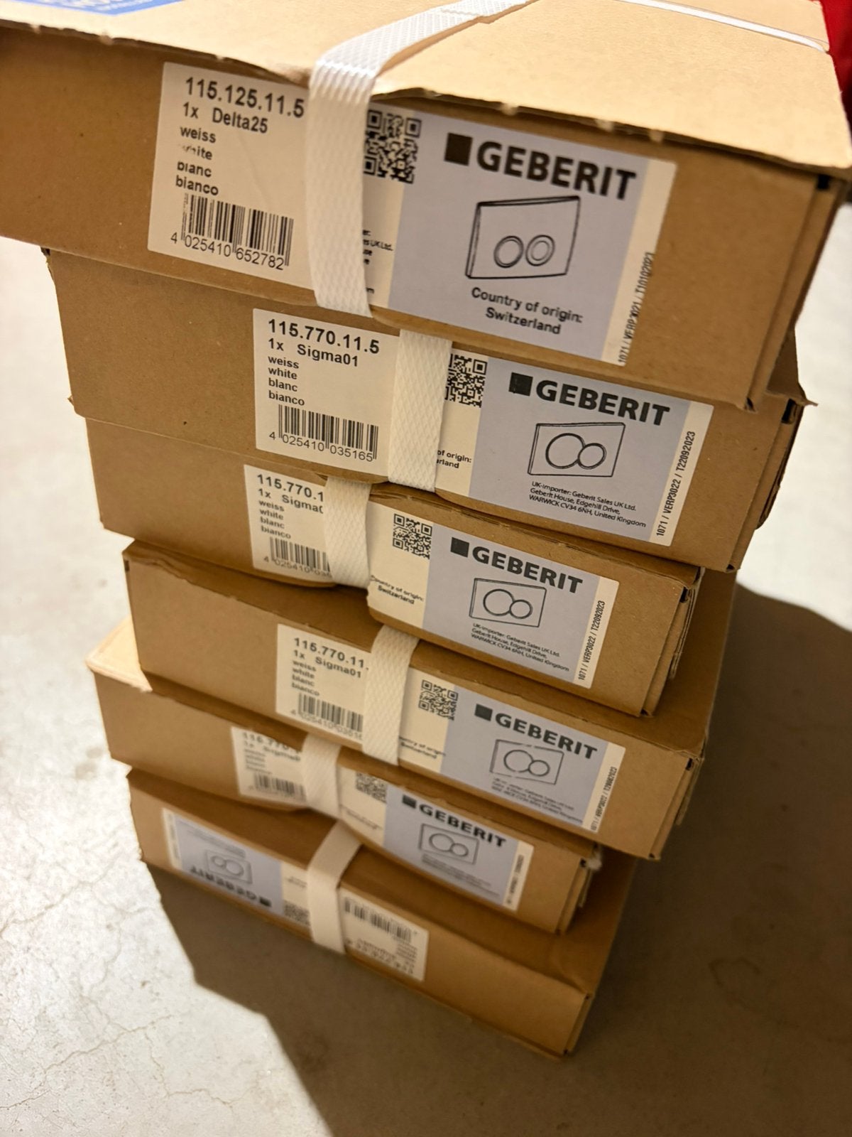 Geberit wc bediningplaat, Ophalen of Verzenden, Nieuw, Toilet