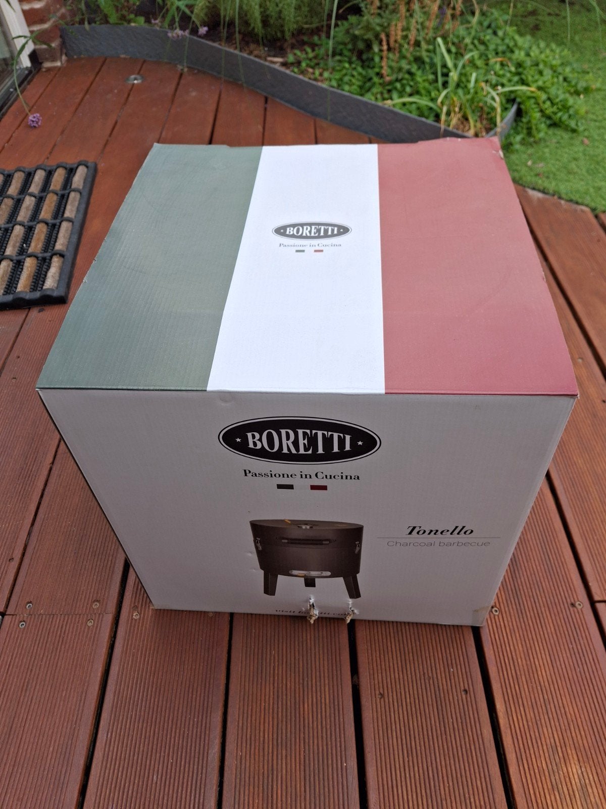 Boretti Tonello Houtskool BBQ - Nieuw in doos incl. cover, Ophalen, Nieuw, Boretti