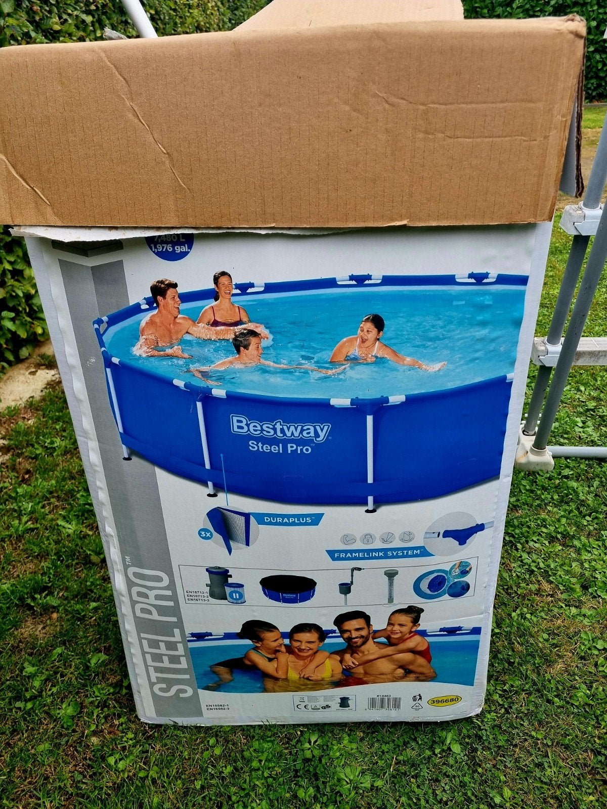 Zwembad Bestway, Ophalen, 200 tot 300 cm, 80 tot 120 cm, Rechthoekig