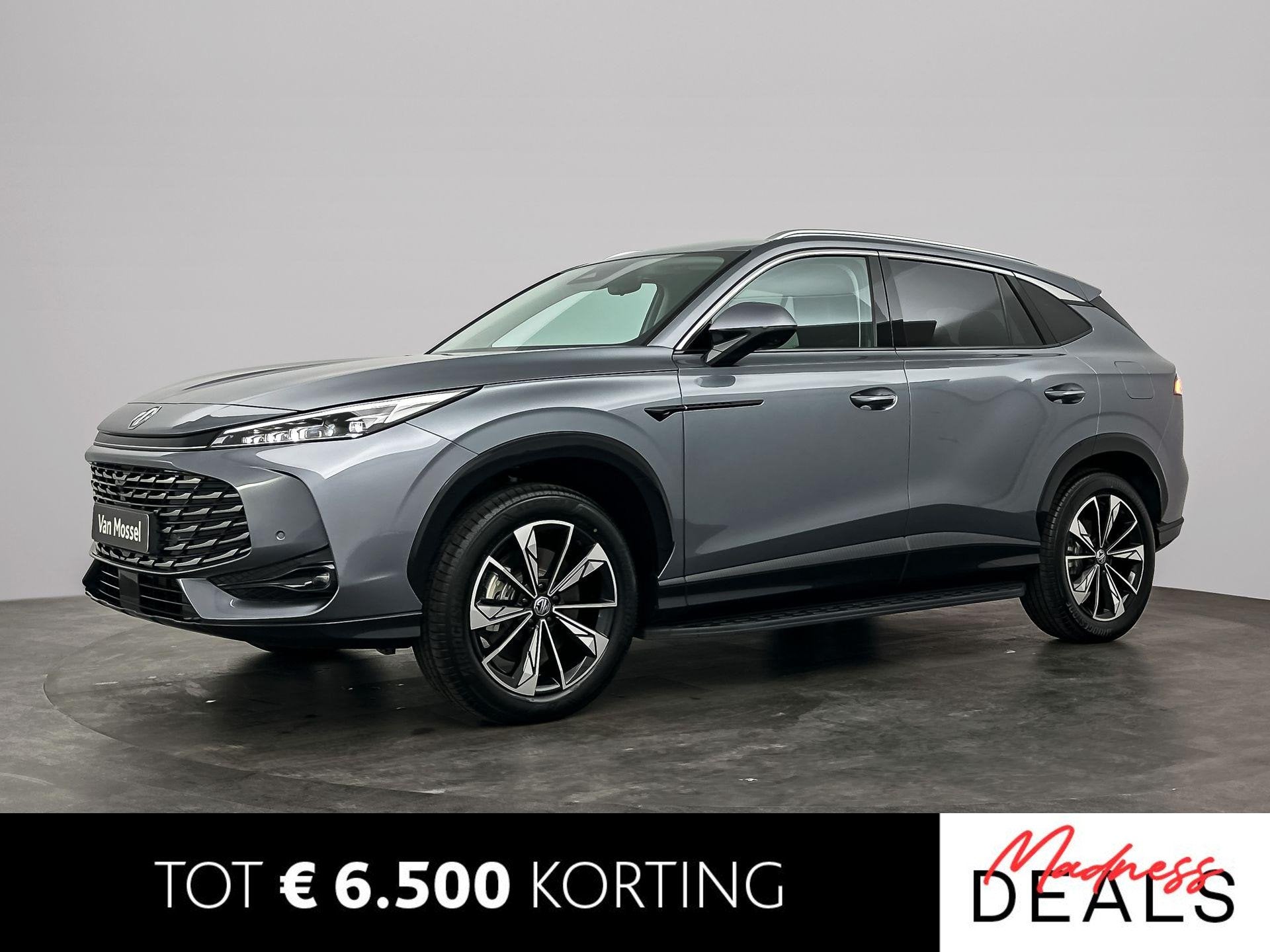 MG HS 1.5 PHEV Aut. Luxury | OP = OP Voorraad Voordeel | Plu, Auto's, Stof, 4 cilinders, 21 kWh, Nieuw