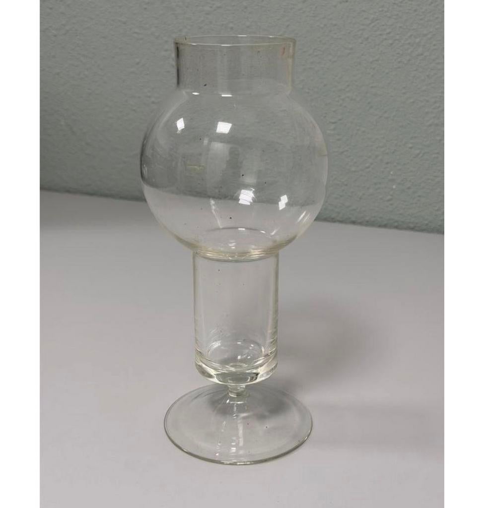 Vintage glazen glas vaas – 25 cm – unieke vormen bloemenvaas, Antiek en Kunst, Antiek | Vazen, Ophalen of Verzenden