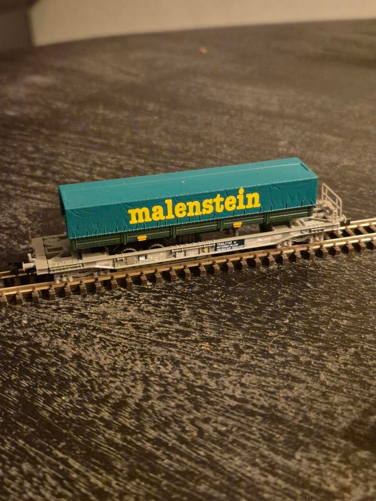 Roco N-spoor dieplader wagon NS 'Malenstein', Gelijkstroom of Wisselstroom, Wagon, Ophalen of Verzenden, Roco
