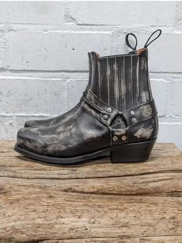 DWARS - Mooie leren boots maat 41- Nieuw €169,95 - DWRS, DWRS, Verzenden, Zwart, Lage of Enkellaarzen