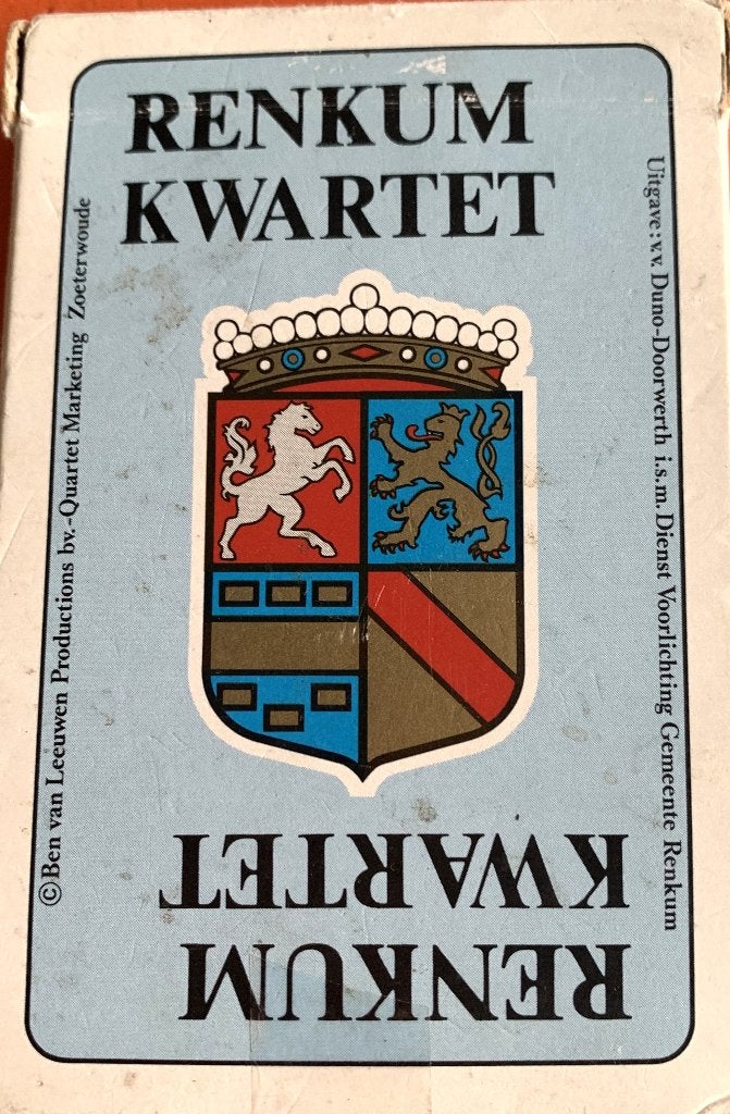 RENKUM Kwartet - uitgave v.v. Duno Doorwerth, Ophalen of Verzenden, Zo goed als nieuw, Kwartet(ten)