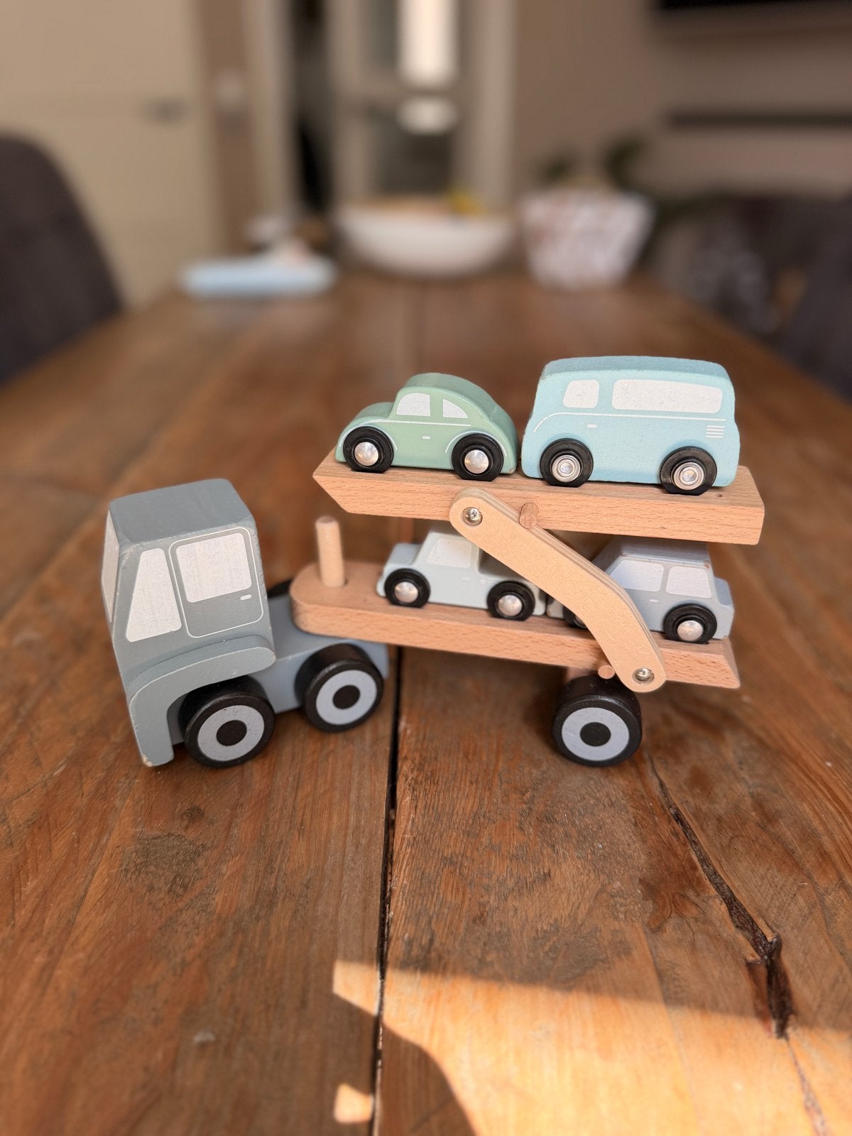 Little Dutch Houten truck met oplegger, Ophalen of Verzenden, Zo goed als nieuw