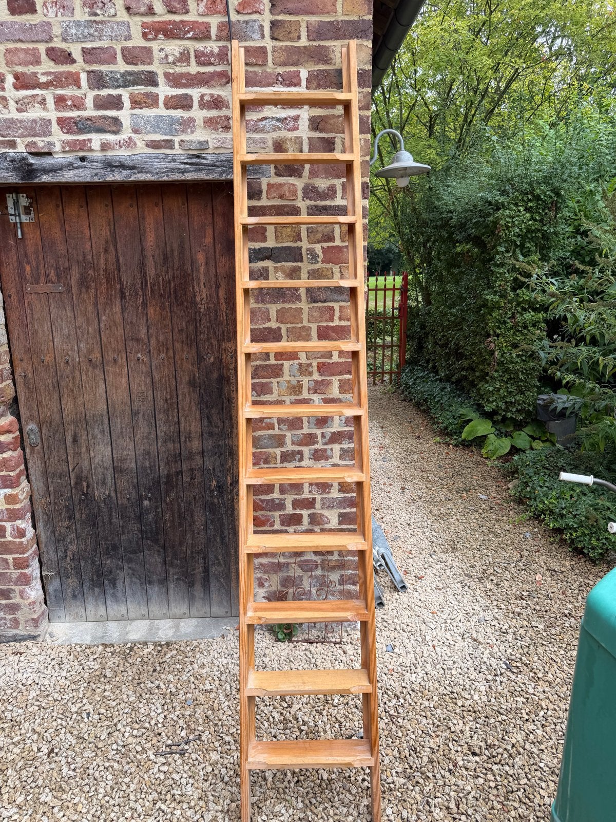 Houten ladder met haken, Doe-het-zelf en Verbouw, Ladders en Trappen, Ophalen, Gebruikt, Ladder, 2 tot 4 meter