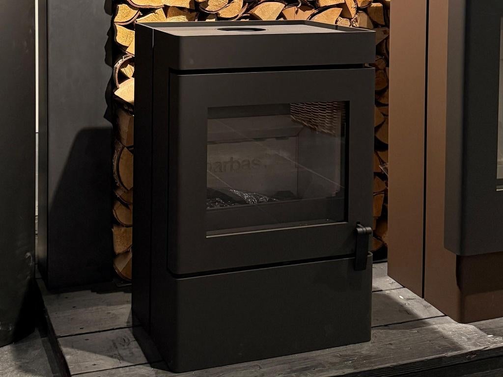Barbas Box 35 52-80 showroommodel houtkachel, Huis en Inrichting, Kachels, Ophalen, Houtkachel, Zo goed als nieuw, Vrijstaand