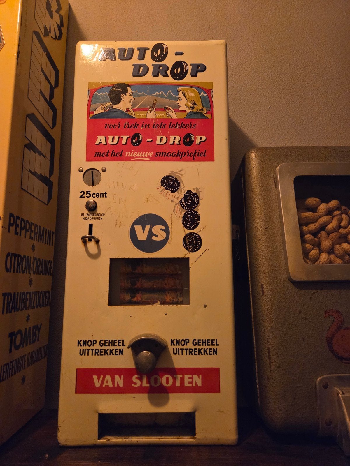 autodrop automaat, Ophalen