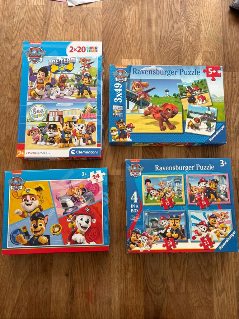 Kinder puzzels - zie omschrijving, Ophalen, 10 tot 50 stukjes, 4 tot 6 jaar