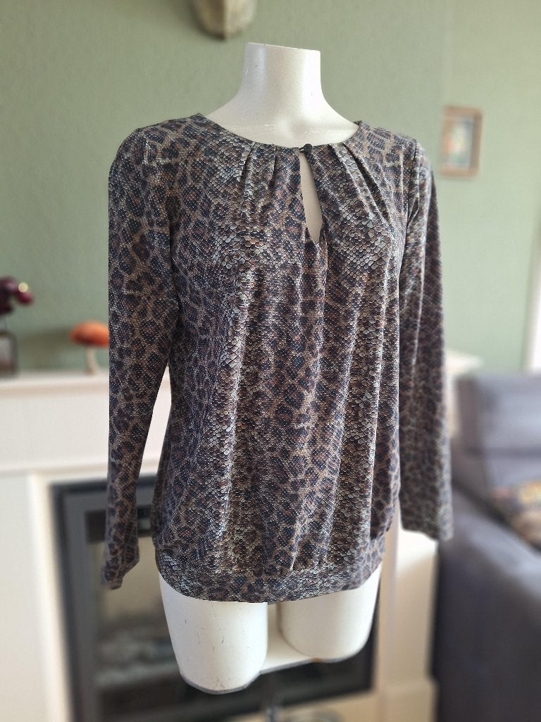 Studio Anneloes slangenprint top S 36, Studio Anneloes, Verzenden, Zo goed als nieuw, Lange mouw