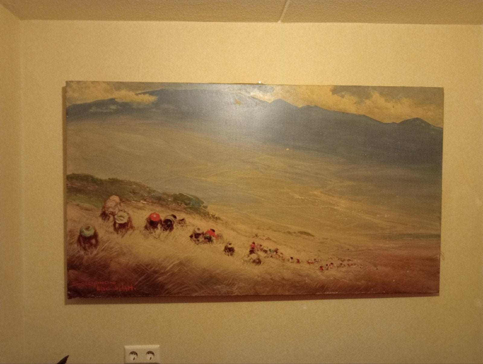 Schilderij Soedjono Abdullah, Antiek en Kunst, Kunst | Schilderijen | Klassiek, Ophalen, Gesigneerd, Landschap, Doek