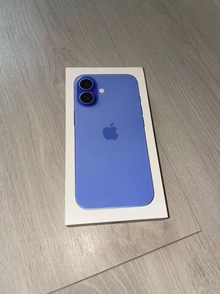 GESEALD iPhone 16 512GB Blauw, Telecommunicatie, Mobiele telefoons | Apple iPhone, 512 GB, Blauw, Nieuw, IPhone 16