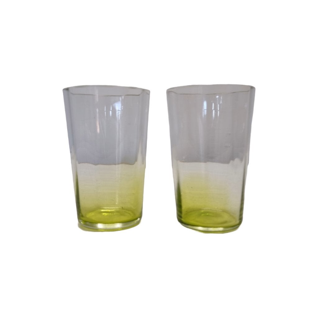 Stel mid-century neon drinkglazen, midden 20e eeuw, Ophalen of Verzenden