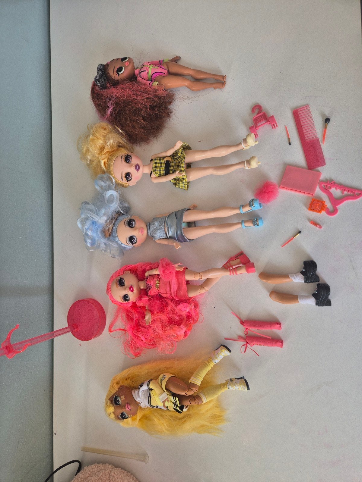 Rainbow High Poppen Set met Accessoires, Ophalen of Verzenden, Gebruikt, Overige typen