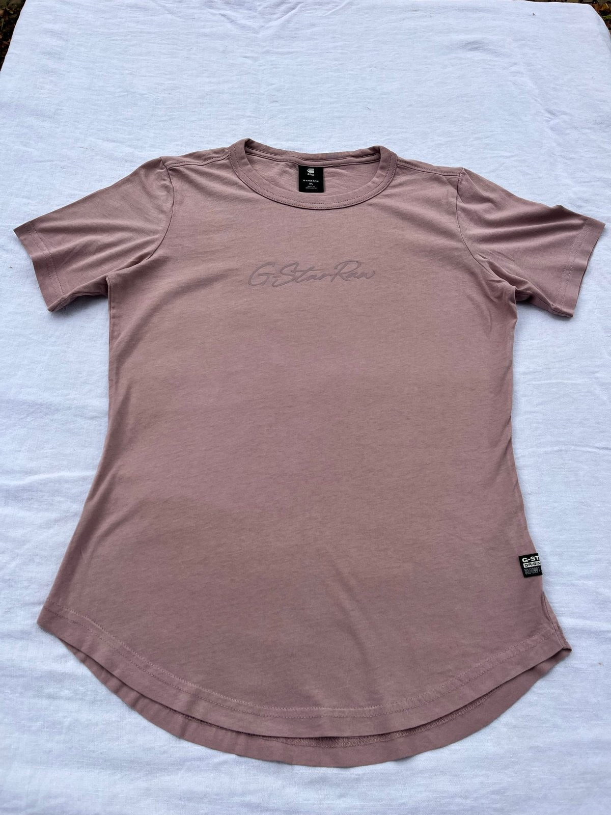 G-Star Raw T-shirt - Roze - Maat XS, Ophalen of Verzenden, Zo goed als nieuw, Korte mouw, Roze