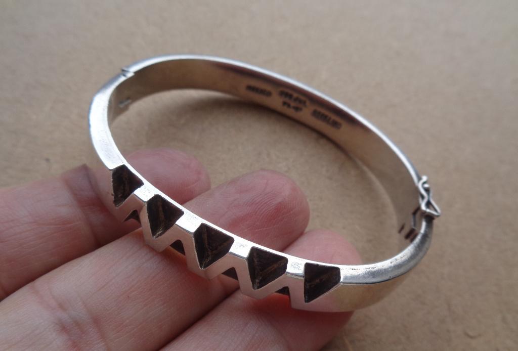zilveren stoere armband Mexico [920], Sieraden, Tassen en Uiterlijk, Armbanden, Verzenden, Zo goed als nieuw, Zilver, Zilver