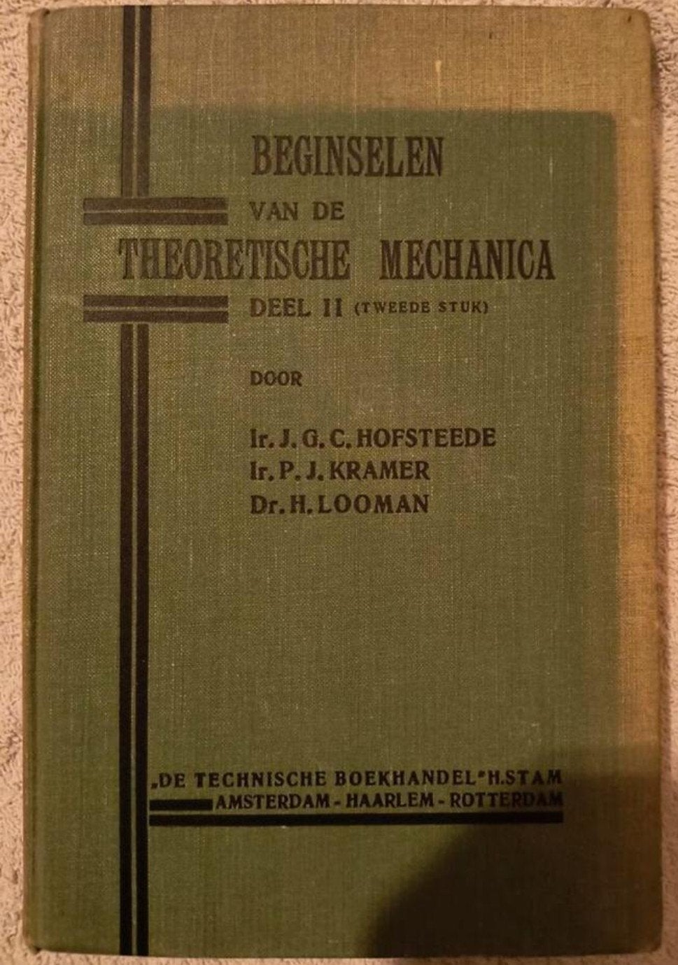Vintage MTS Boek: Beginselen Theoretische Mechanica Deel II, Boeken, Ophalen of Verzenden