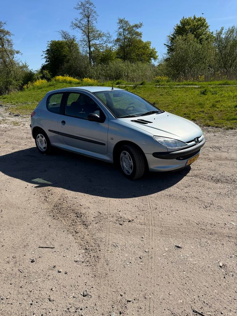Peugeot 206 1.1 XR 3D 2002 Grijs nieuwe apk!, Auto's, Voorwielaandrijving, 31 €/maand, 4 cilinders, Origineel Nederlands