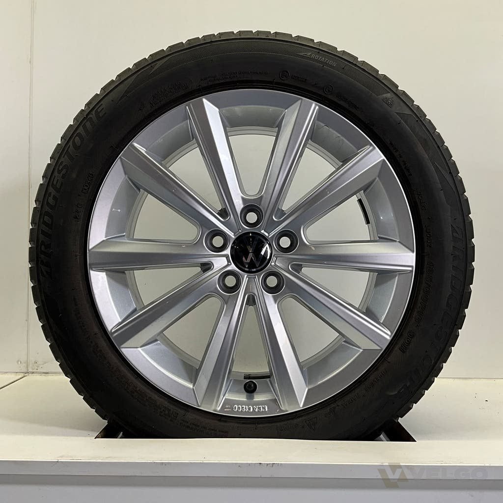 VOLKSWAGEN POLO AUDI A1 MERANO VELGEN SET WINTERBANDEN 16 IN, Gebruikt, 16 inch, Banden en Velgen, Info@velgo.nl