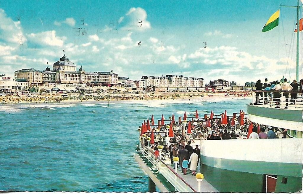 Scheveningen- -Vanaf de Pier., Verzenden, 1960 tot 1980, Gelopen, Zuid-Holland
