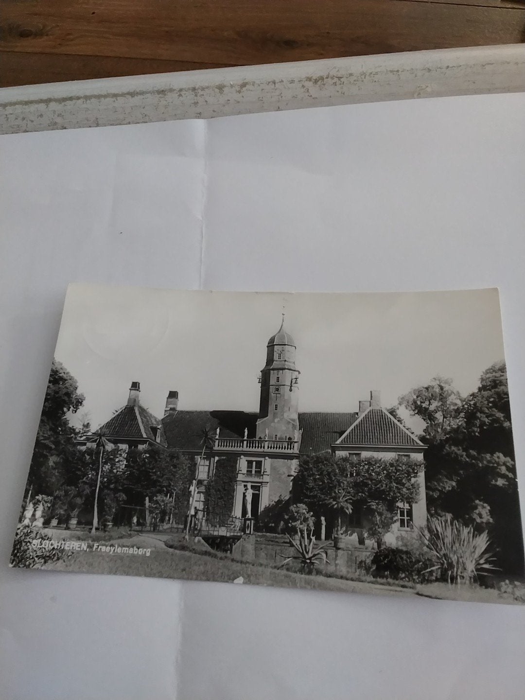 Oude ansichtkaart Slochteren, Fraeyleamaborg, Gelopen 1978, Ophalen of Verzenden, 1960 tot 1980, Gelopen, Groningen